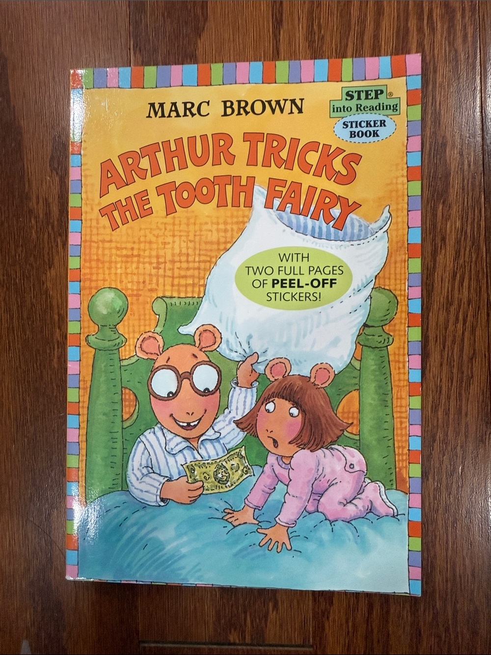 Arthur Tricks the Tooth Fairy Vintage 1997 Sticker Book Marc Brown Mint